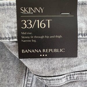 Banana Republic Gray Tall Jeans